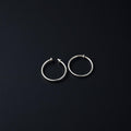 Classic Silver Hoop Earrings