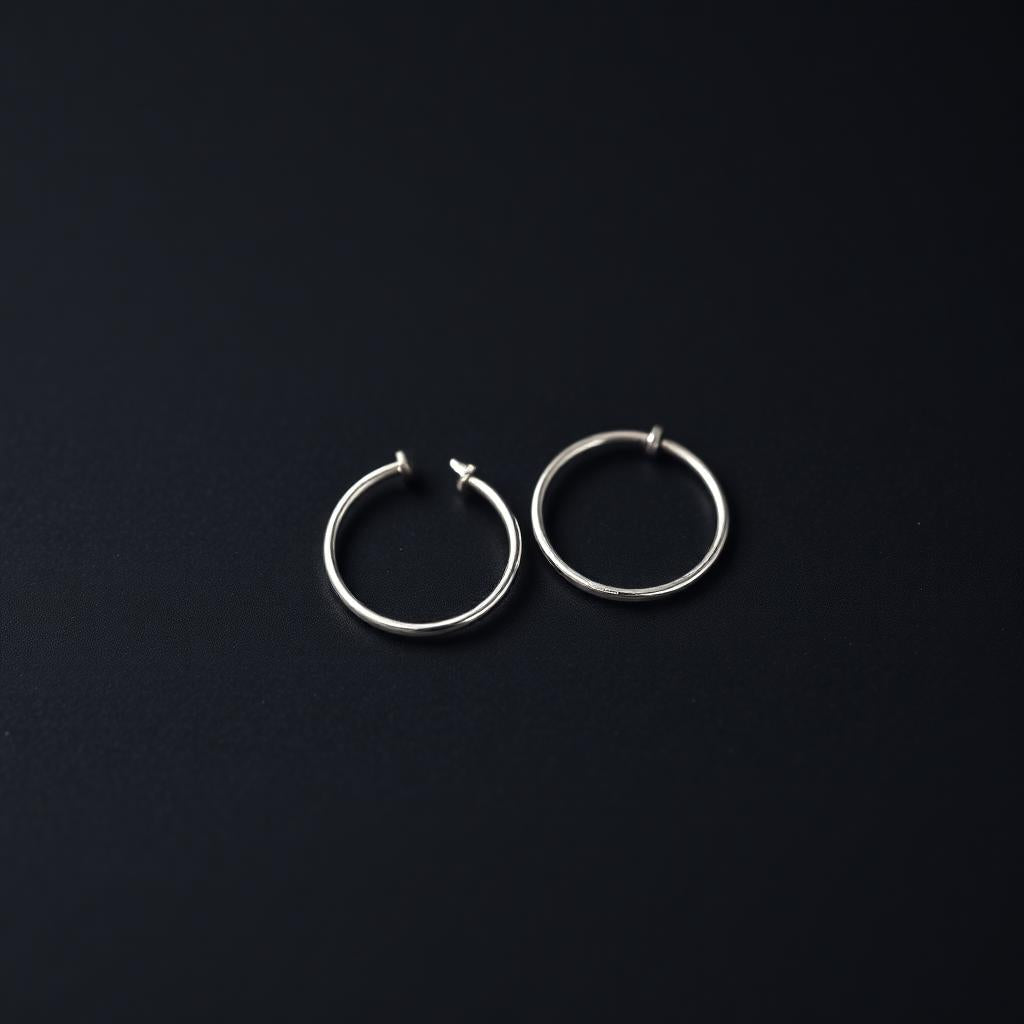 Classic Silver Hoop Earrings