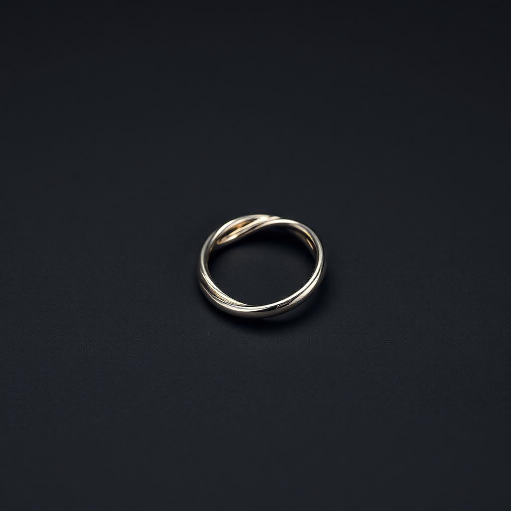 Infinity Twist Silver Ring