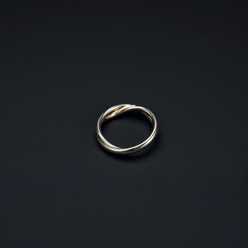 Infinity Twist Silver Ring